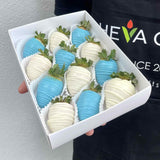 Georgia white chocolate strawberry box delivery KL online florist Heva Gifts