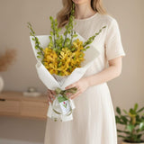 Laila fresh yellow orchids friendship graduation gift KL florist