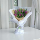 Purple Rain purple tulip bouquet corporate gift Putrajaya same-day delivery