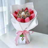 Roomba white chocolate bouquet for her with delivery to Klang Valley