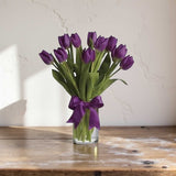 SEEMA Purple Tulip Arrangement