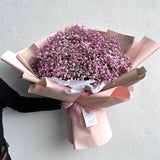 LAVINA Premium Pink Baby's Breath Bouquet