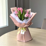 True Love pink tulips with free delivery in Kuala Lumpur