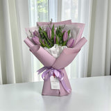 VIOLETTA PURPLE TULIP BOUQUET