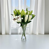 WHITE PERFUME Lily Arrangement